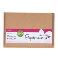 Zestaw kopert i kart A6 Papermania Recycled Craft 50 szt PMA-150602 Dalprint