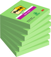 Karteczki samoprzylepne Post-it® Super Sticky Zielone 76x76 90k