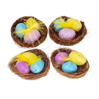 Zestaw kreatywny PZE600 jajka w gniazdku Wielkanoc Brewis