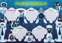 Plan lekcji A5 Roboty Henry