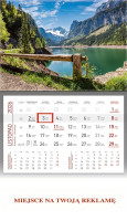 Kalendarz jednodzielny Górskie Jezioro Wokół Nas KS056B