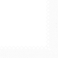 Serwetka 33x33cm HRC 3-warstwowa Lunch (20) biała Pol-Mak