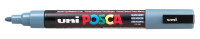 Marker z farbą plakatową Uni Posca, PC-5M 2,5mm ciemnoszary