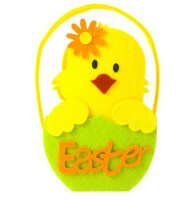 Koszyczek filcowy  - kurczaczek Wielkanoc Arpex