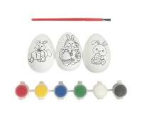 Pisanki do malowania z farbkami 3szt Wielkanoc Arpex