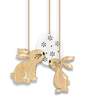 Drewniane zawieszki (3szt) Wielkanoc Arpex