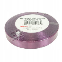 Wstążka satynowa 12mmx32m Śliwkowy WS12-171 Brewis