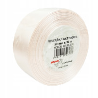 Wstążka satynowa 38mmx32m Szampański WS38-119 Brewis