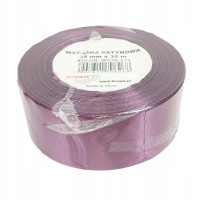 Wstążka satynowa 38mmx32m Śliwkowy WS38-171 Brewis