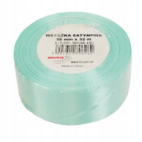 Wstążka satynowa 38mm/32m Miętowy WS38-181 Brewis