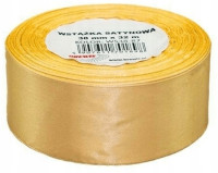 Wstążka satynowa 38mmx32m Złota WS38-87 Brewis