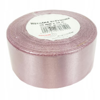 Wstążka satynowa 38mm/32m Ciemny pudrowy róż WS38-91 Brewis