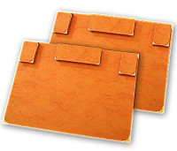 Podkład na biurko Warta 70x50cm jasny brązowy okuty