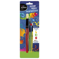 Zestaw 3 pędzli Kidea Derform