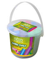 Kreda kolorowa Jumbo 20szt wiaderko Cricco