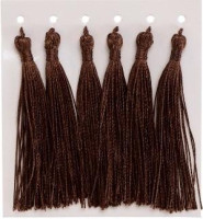 Frędzelki (chwosty ozdobne) FR1 brązowe Brewis