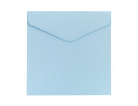 Koperta 160mmx160mm niebieski satynowany 130g/10szt. Argo