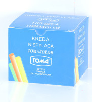 Kreda szkolna Toma 100szt. mix kolorów