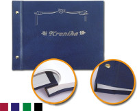 Kronika A4 pozioma nity granatowa Barbara