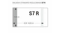 Okładka na zeszyt regulowana 25szt. Biurfol