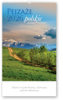 Kalendarz ścienny wieloplanszowy Pejzaże Polskie Lucrum