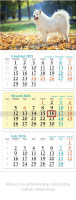Kalendarz trójdzielny PIES LUCRUM KT14