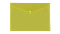 Teczka kopertowa A4 satynowa PP Biurfol żółta