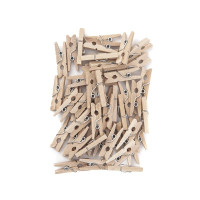 Mini klamerki drewniane 2,5cm 40szt CEOZ-127 Dalprint