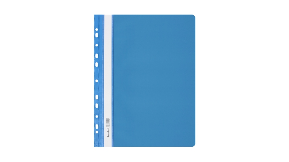 Skoroszyt twardy wpinany A4 PVC Biurfol jasnoniebieski