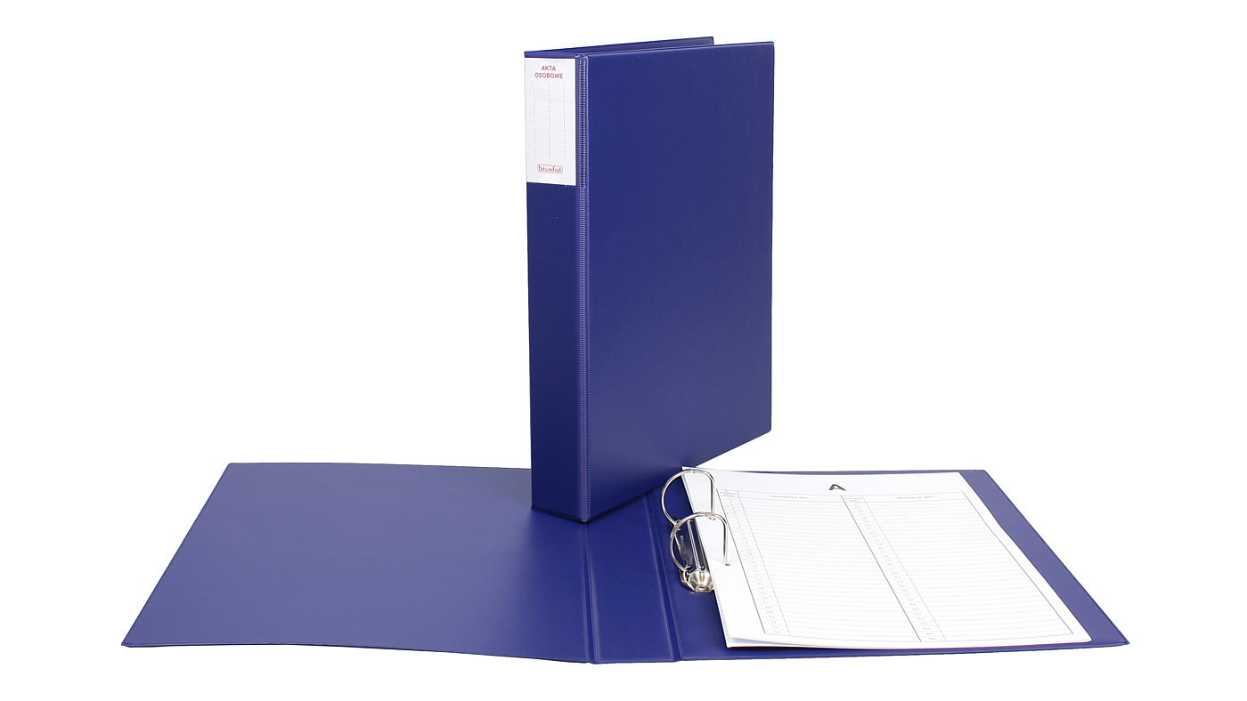 Segregator do akt osobowych  4,5cm/2R/D35 granat