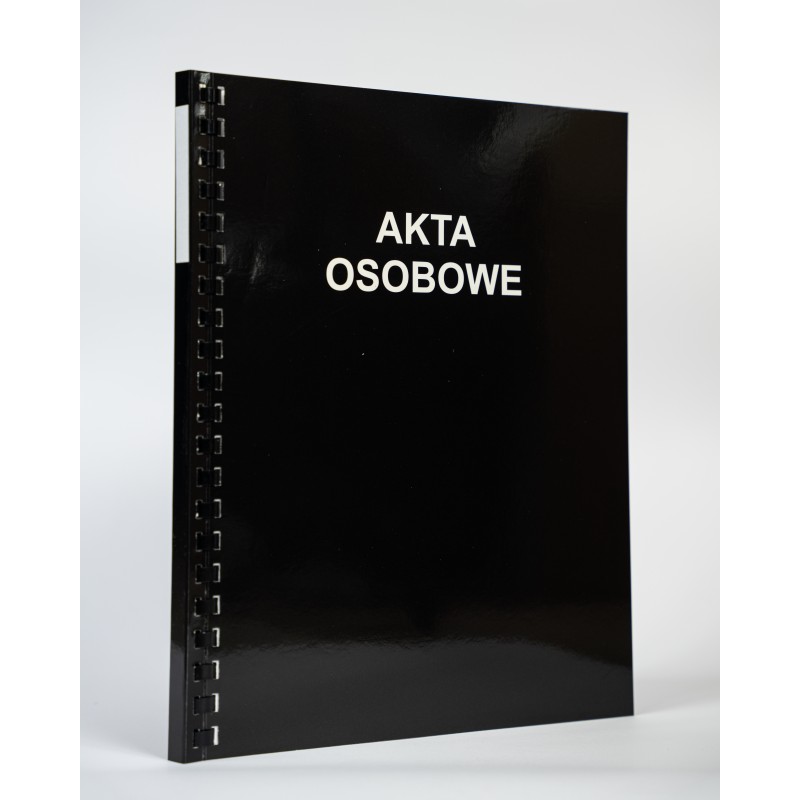 Teczka do akt osobowych binda wewnętrzna Konfex T03 czarna