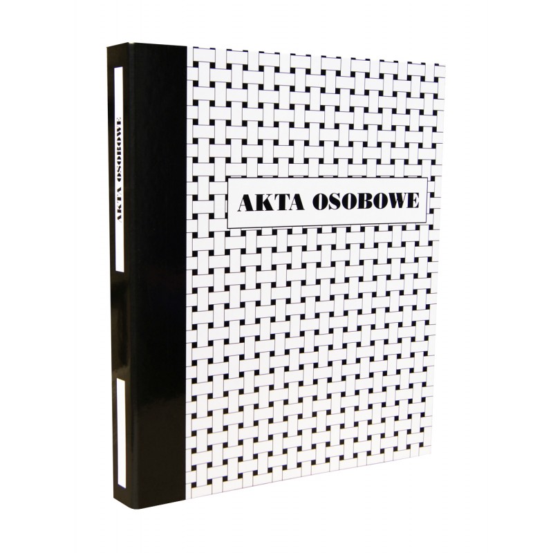 Teczka do akt osobowych z ringami 30mm Konfex T01 czarna