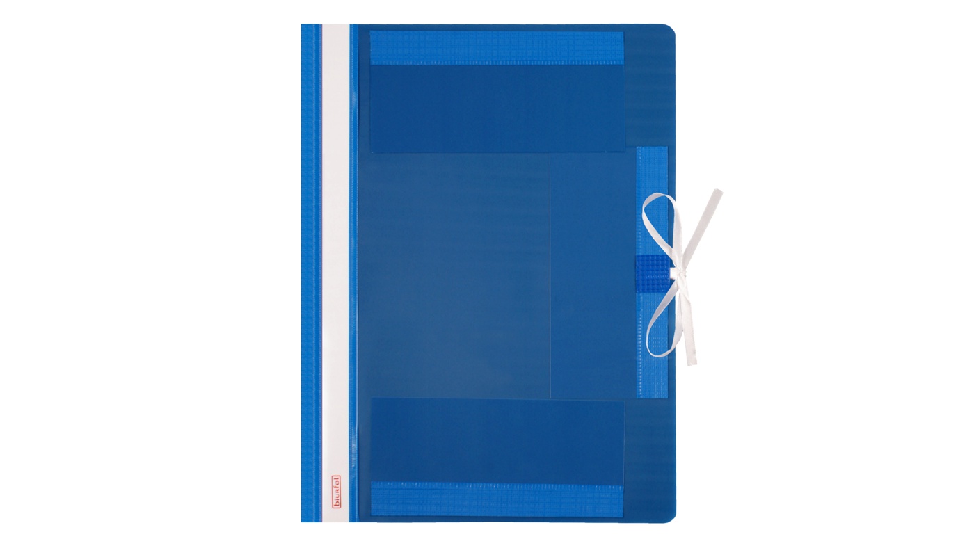 Teczka wiązana PVC Biurfol niebieska