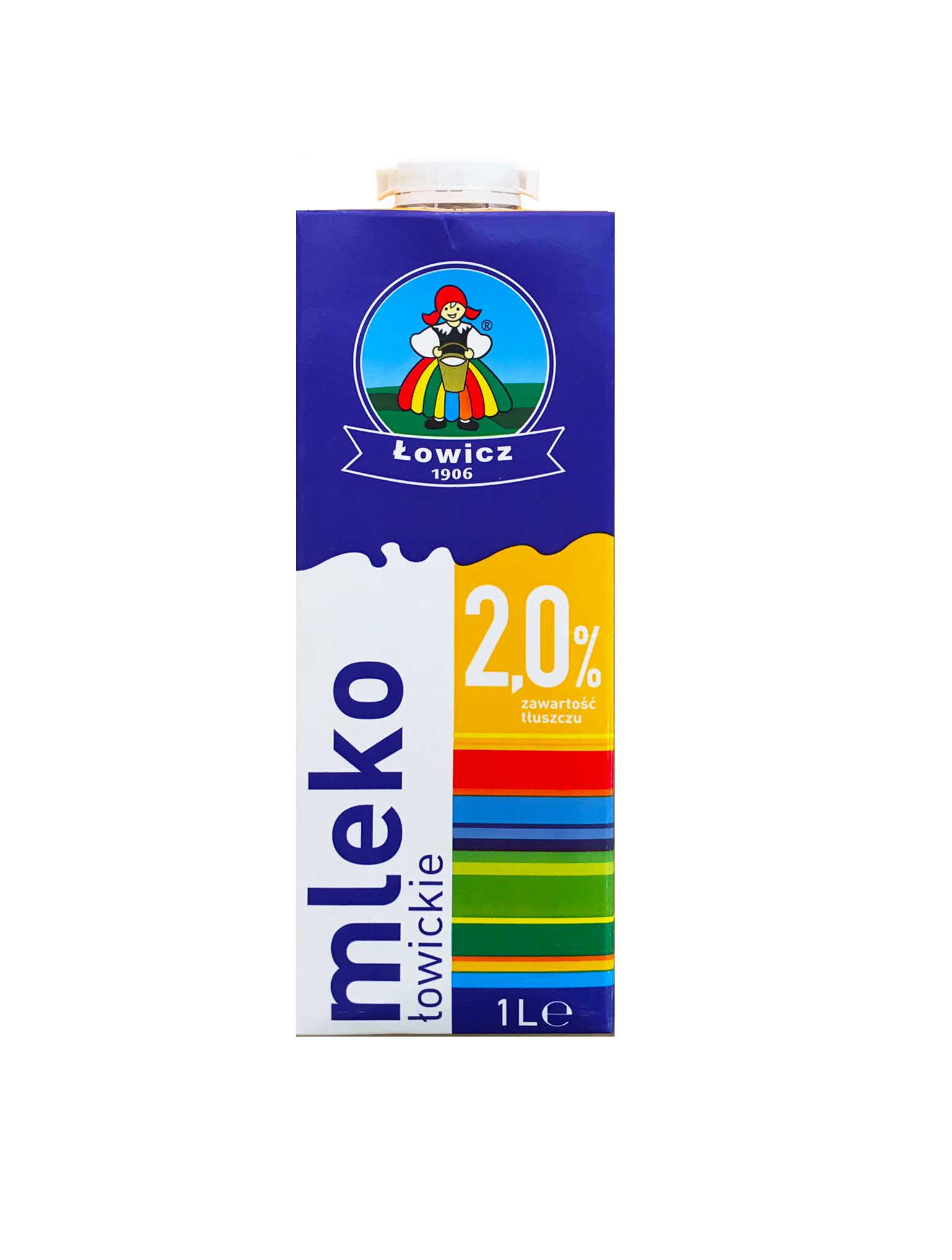 Mleko UHT ŁOWICZ 2% 1L